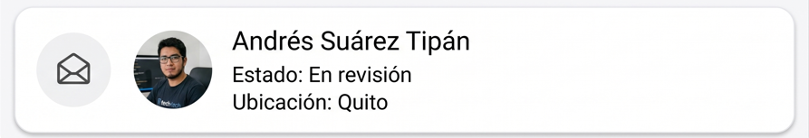 Estado de Andrés Suárez Tipán - En revisión, Quito