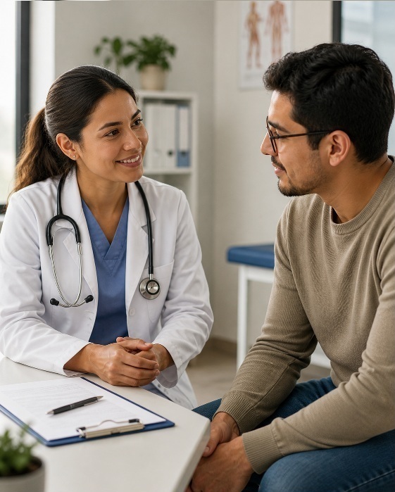 Médicos conversando - Nosotros